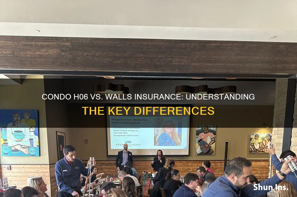 is condo h06 the same as walls in insurance
