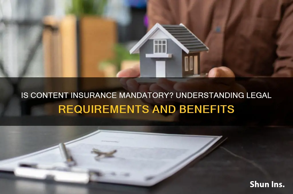 is content insurance mandatory