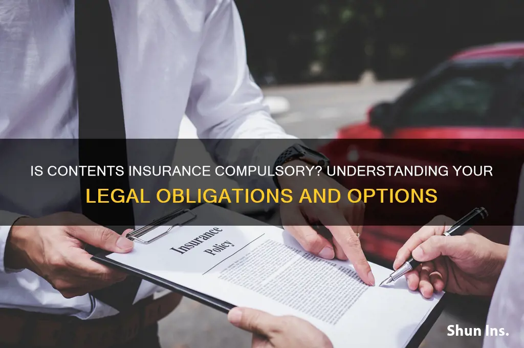 is contents insurance compulsory