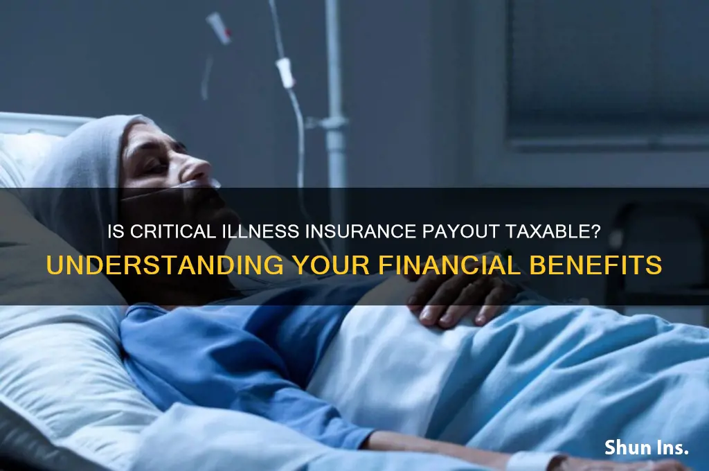is critical illness insurance payout taxable