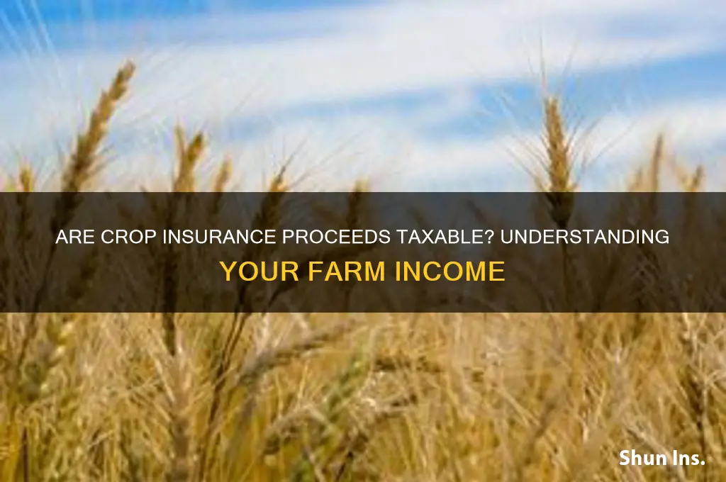 is crop insurance proceeds taxable