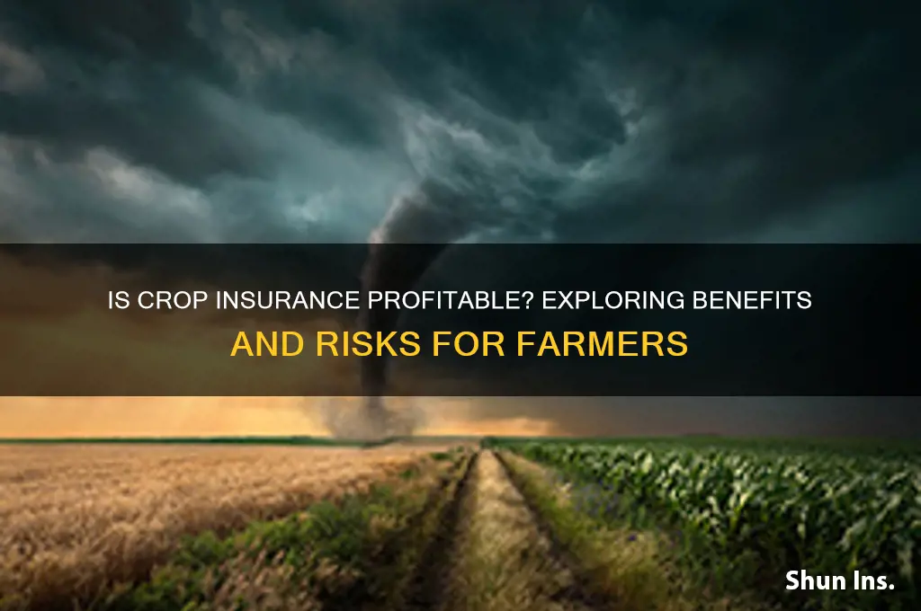 is crop insurance profitable