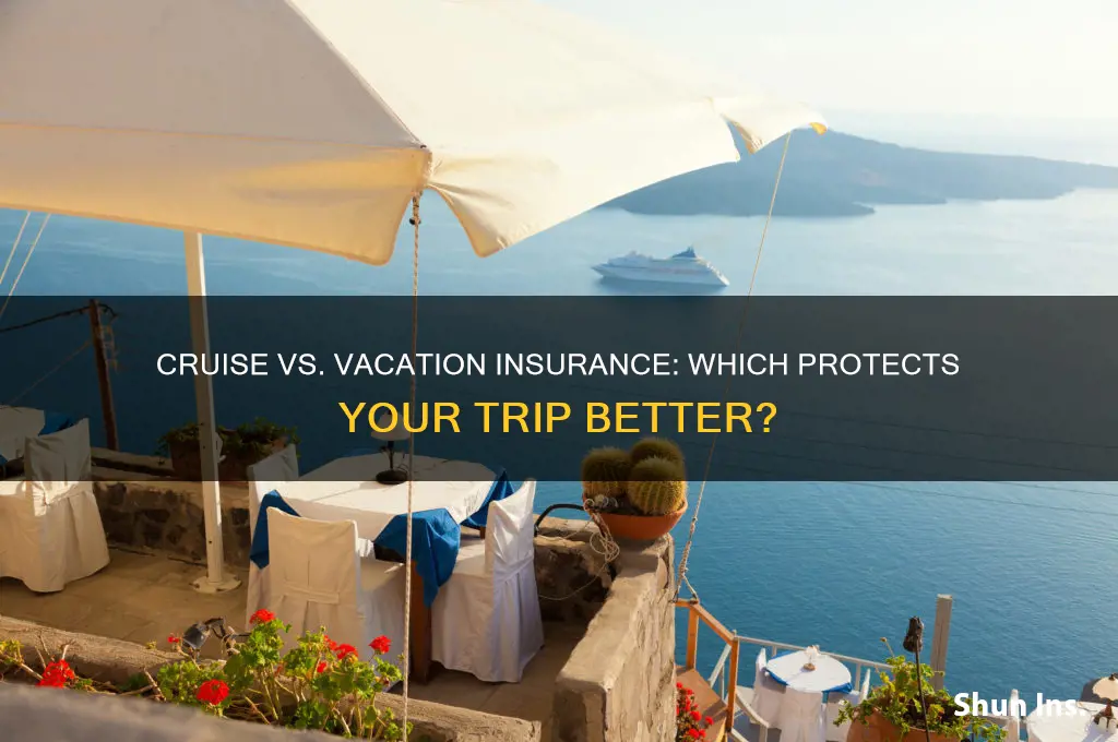 is cruise ship or vacation insurance better