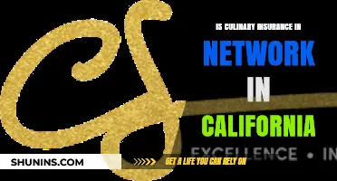 Is Culinary Insurance In-Network in California? What You Need to Know
