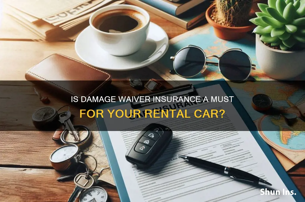 is damage waiver insurance necessary on a rental