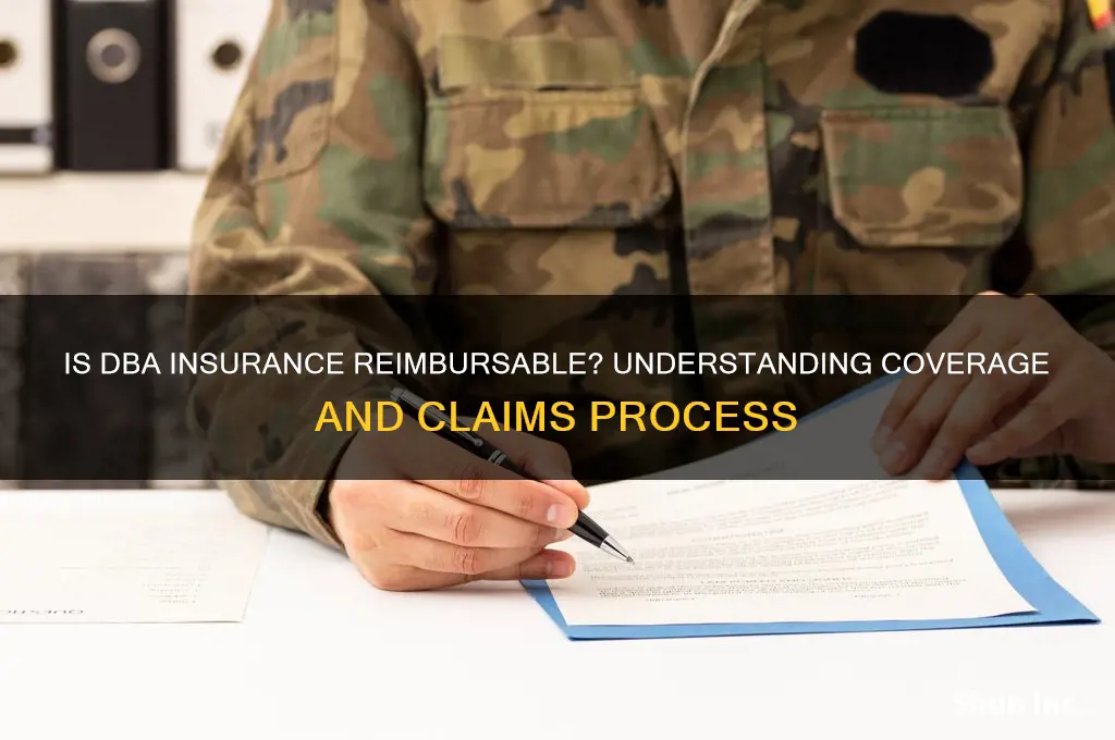 is dba insurance reimbursable