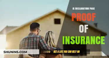 Is a Declaration Page Considered Valid Proof of Insurance?