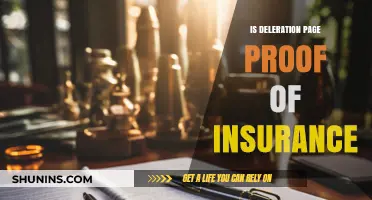 Is Deletion Page Proof of Insurance: Understanding Its Validity and Use