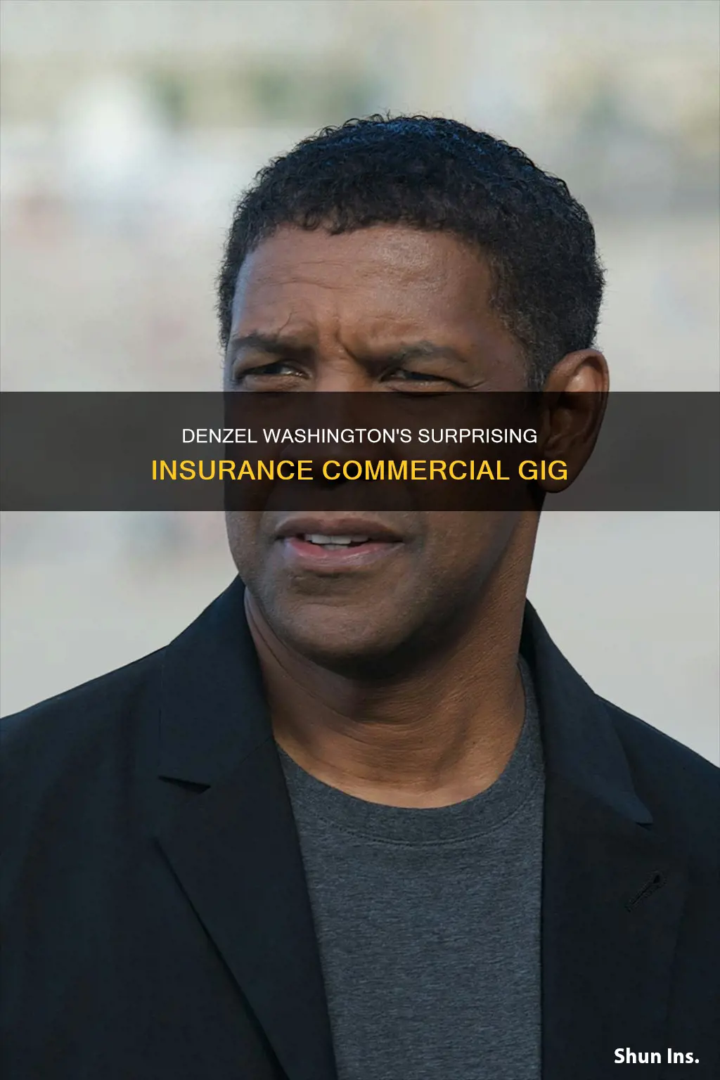 is densel washington on an insurance commercial