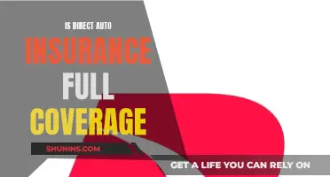 Direct Auto Insurance: Full Coverage?