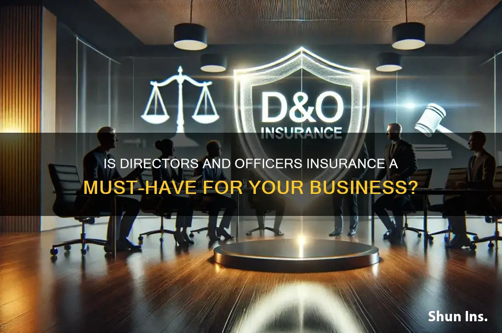 is directors and officers insurance necessary