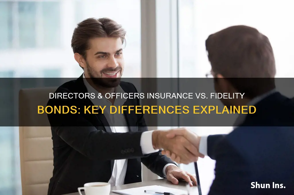 is directors and officers insurance the same as fidelity bond