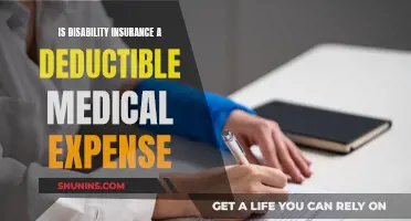 Disability Insurance: Are Benefits Tax-Deductible Medical Expenses?