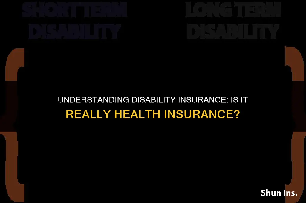 is disability insurance considered health insurance