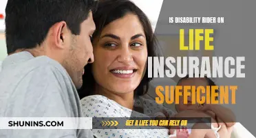 Disability Rider on Life Insurance: Enough Coverage?