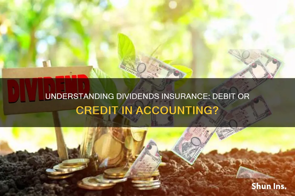 is dividends insurance a debit or credit