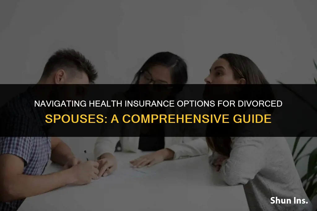 is divorced spouse family member for health insurance