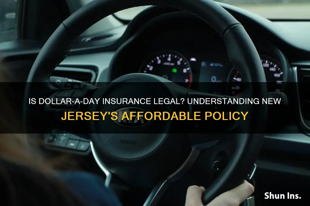 is dollar a day insurance legal