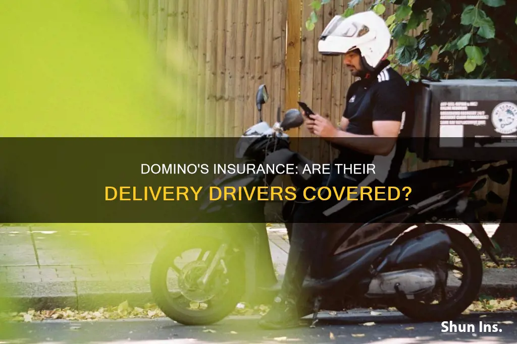 is dominos supposed to have commercial insurance for their drivers