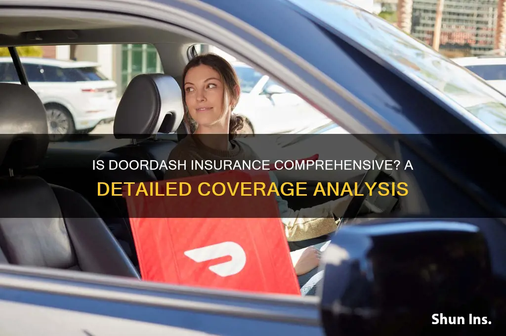 is doordash insurance comprehensive