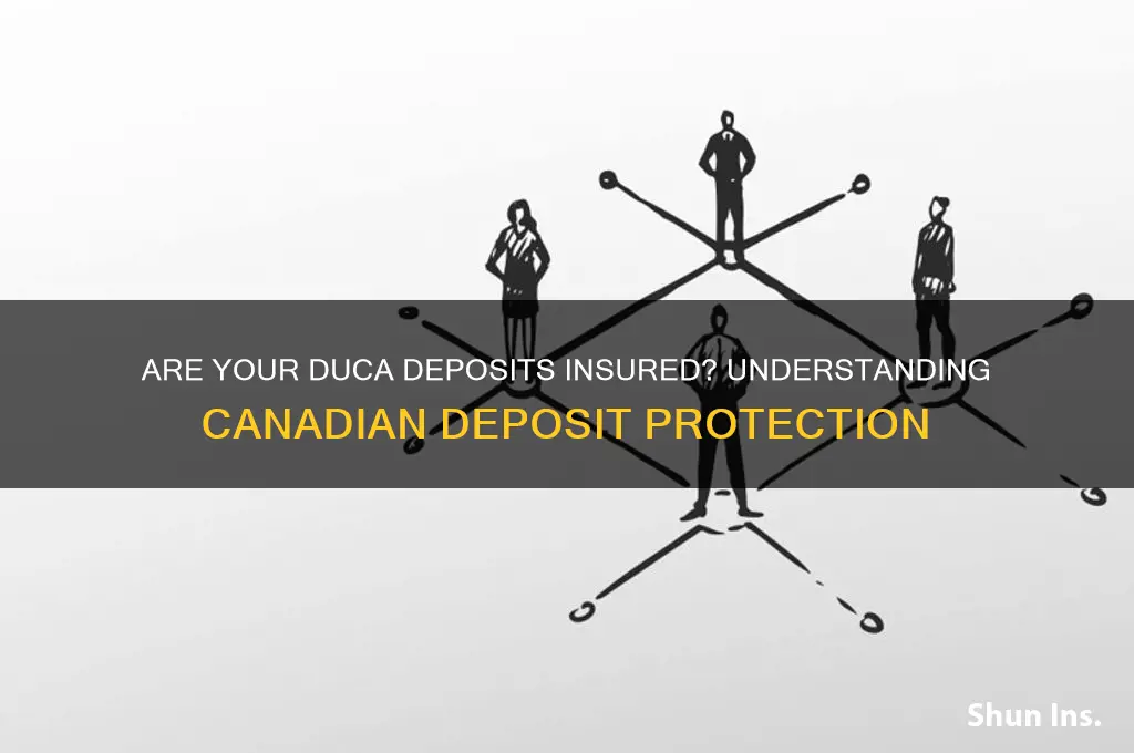is duca deposits insured