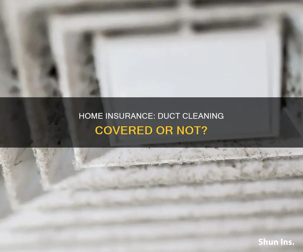 is duct cleaning under homeowners insurance