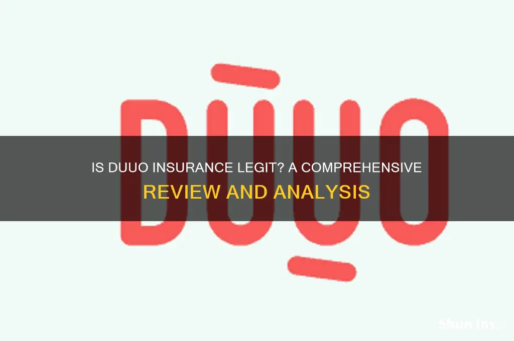 is duuo insurance legit