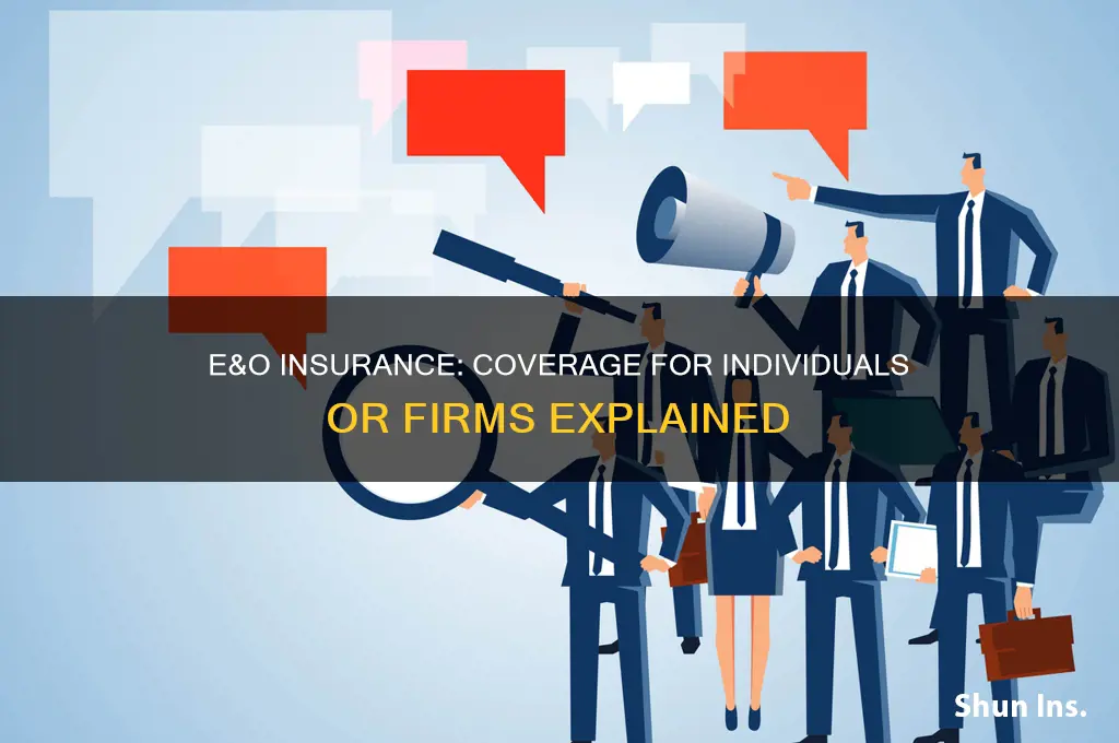 is e&o insurance for individuals or firms