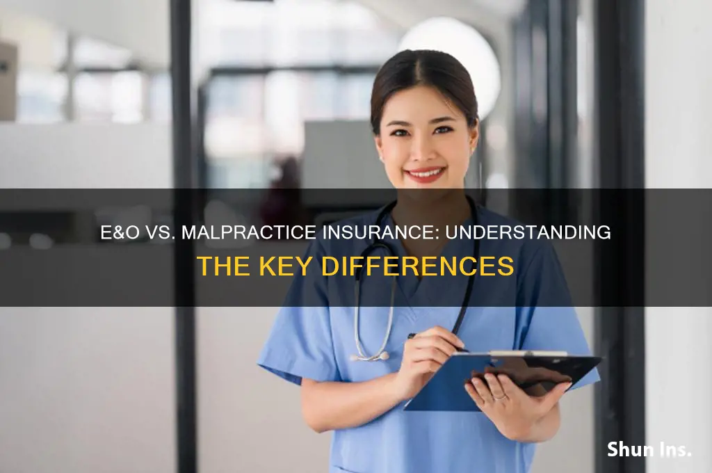is e&o insurance the same as malpractice insurance