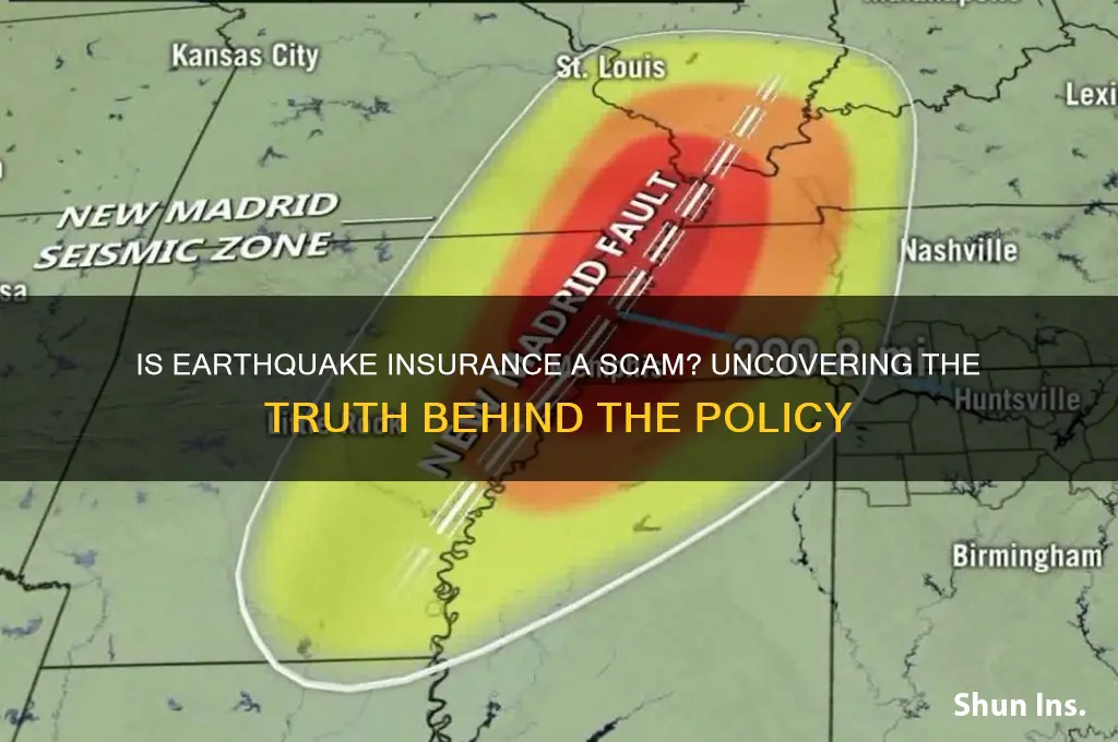 is earthquake insurance a scam