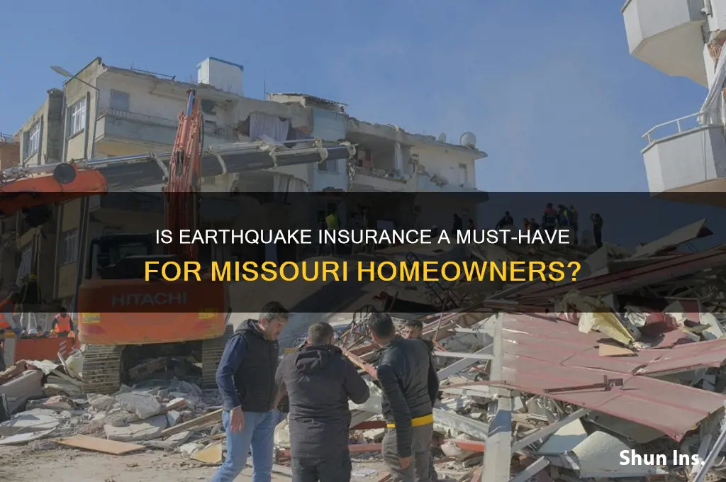 is earthquake insurance necessary in missouri
