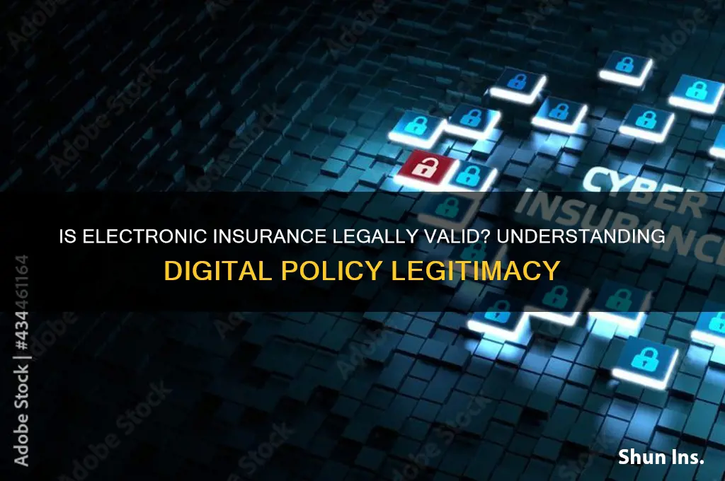 is electonic insurance legal