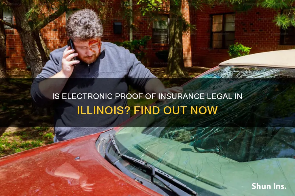 is electronic proof of insurance legal in illinois