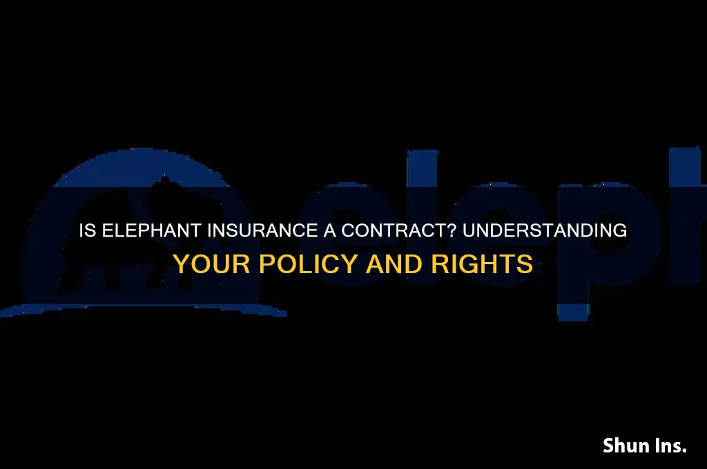 is elephant insurance a contract