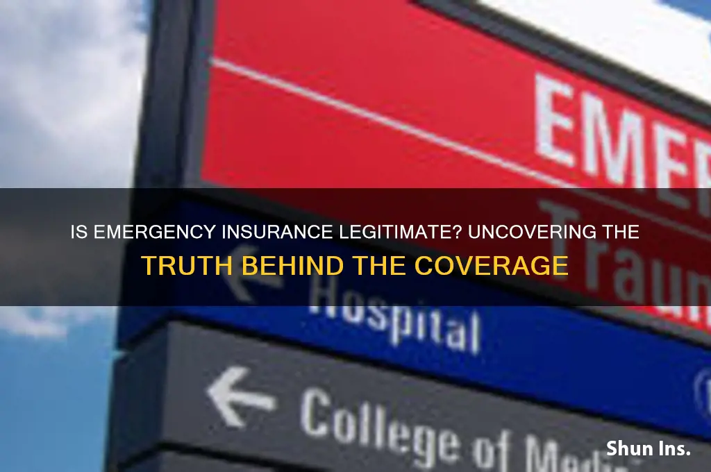 is emergency insurance real