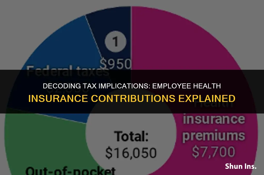 is employee contribution to health insurance taxable