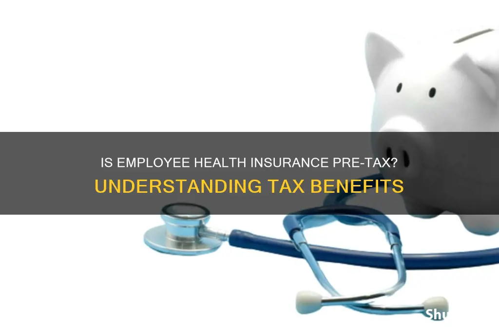 is employee health insurance pre tax