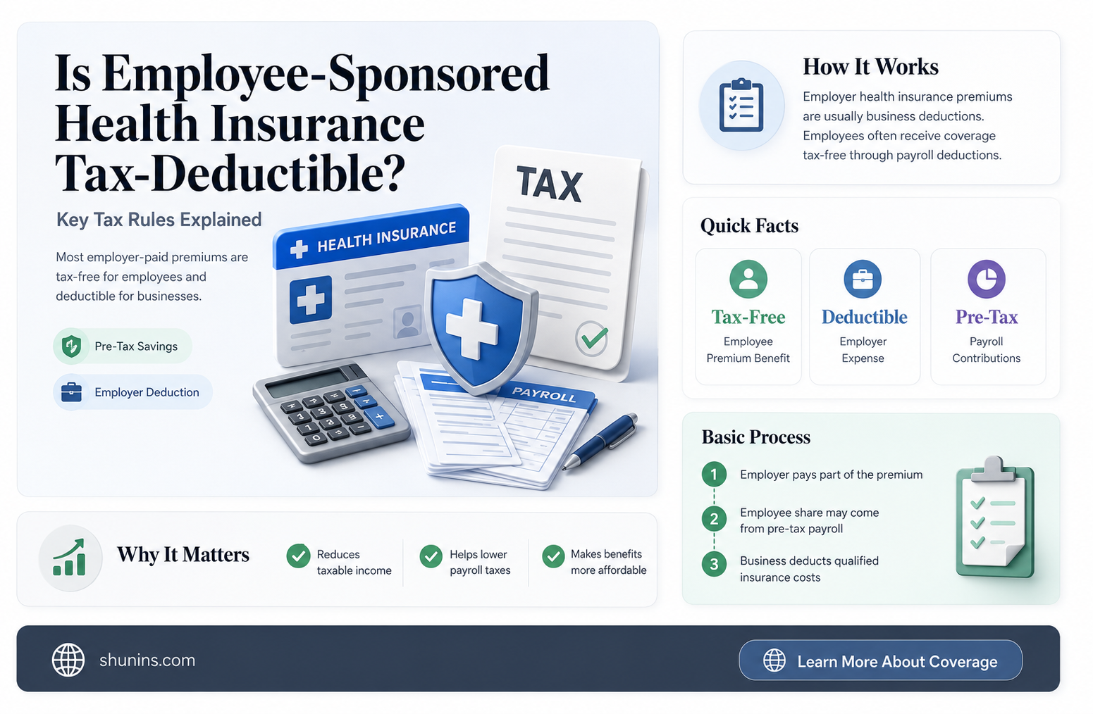 are emplioyee sponsored health insurance tax