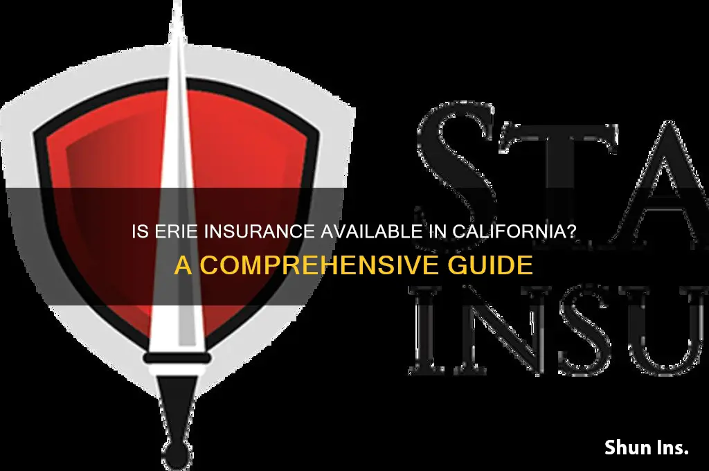 is erie insurance available in california