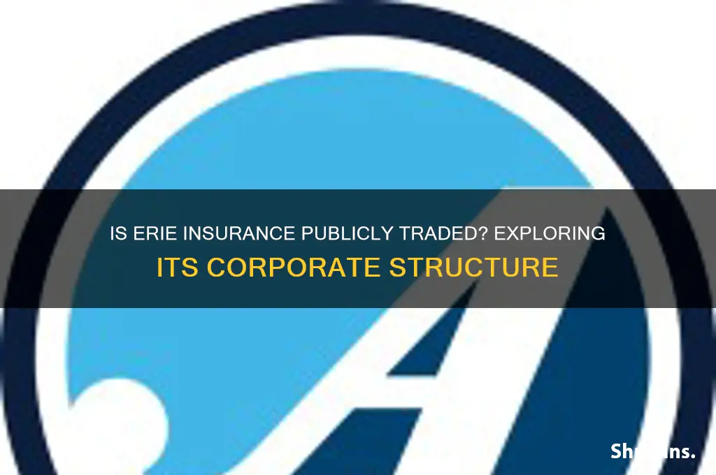 is erie insurance publicly traded