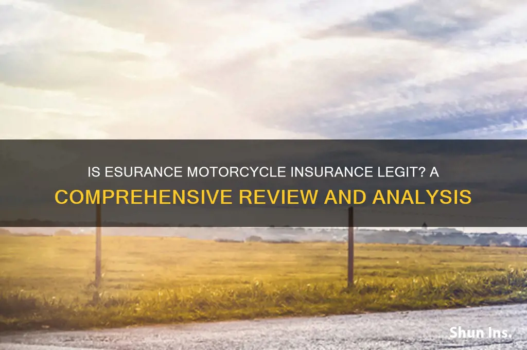 is esurance motorcycle insurance legit