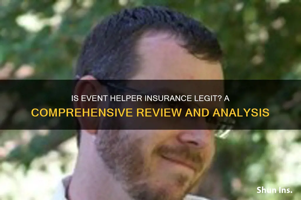 is event helper insurance legit