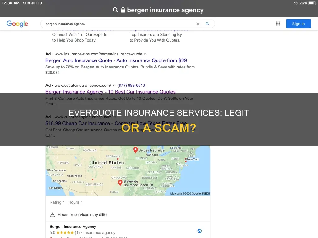 is everquote insurance services legit