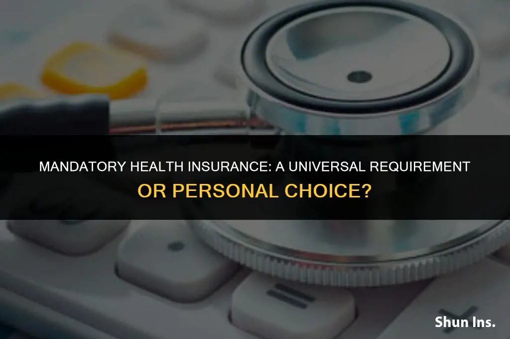 is everyone forced to have health insurance