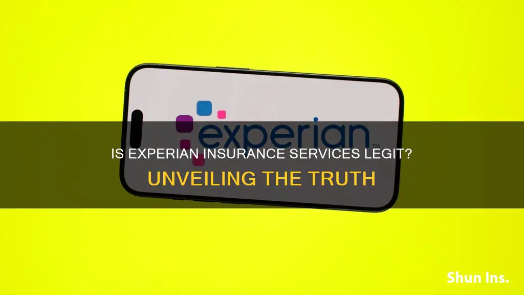 is experian insurance services legit