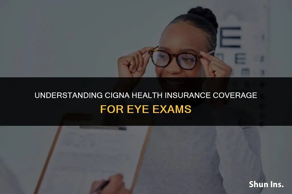 is eye exams cover by cigna health insurance
