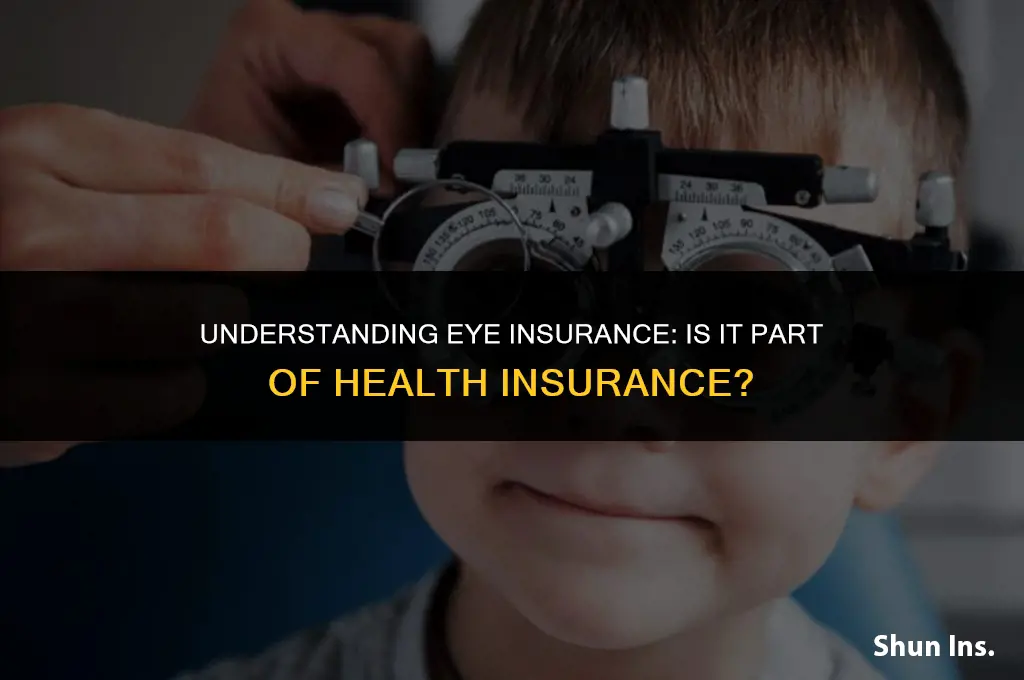 is eye insurance considered health insurance