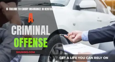 Kentucky: No Insurance, Criminal Offense?