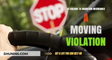 Is Failure to Maintain Insurance Considered a Moving Violation?
