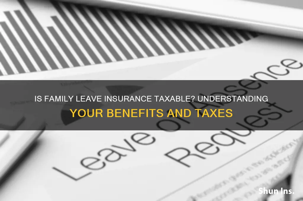 is family leave insurance taxable